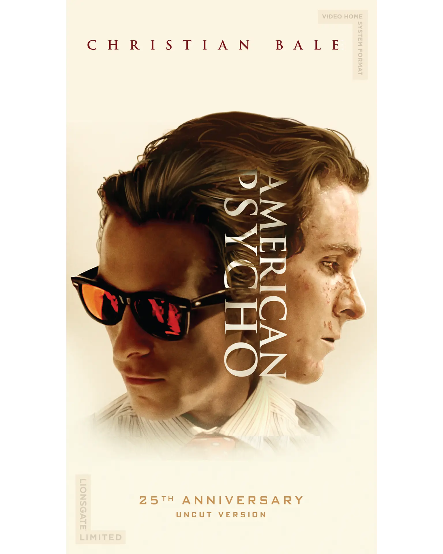 American Psycho VHS – BE KIND, REWIND EDITION – Lionsgate Limited