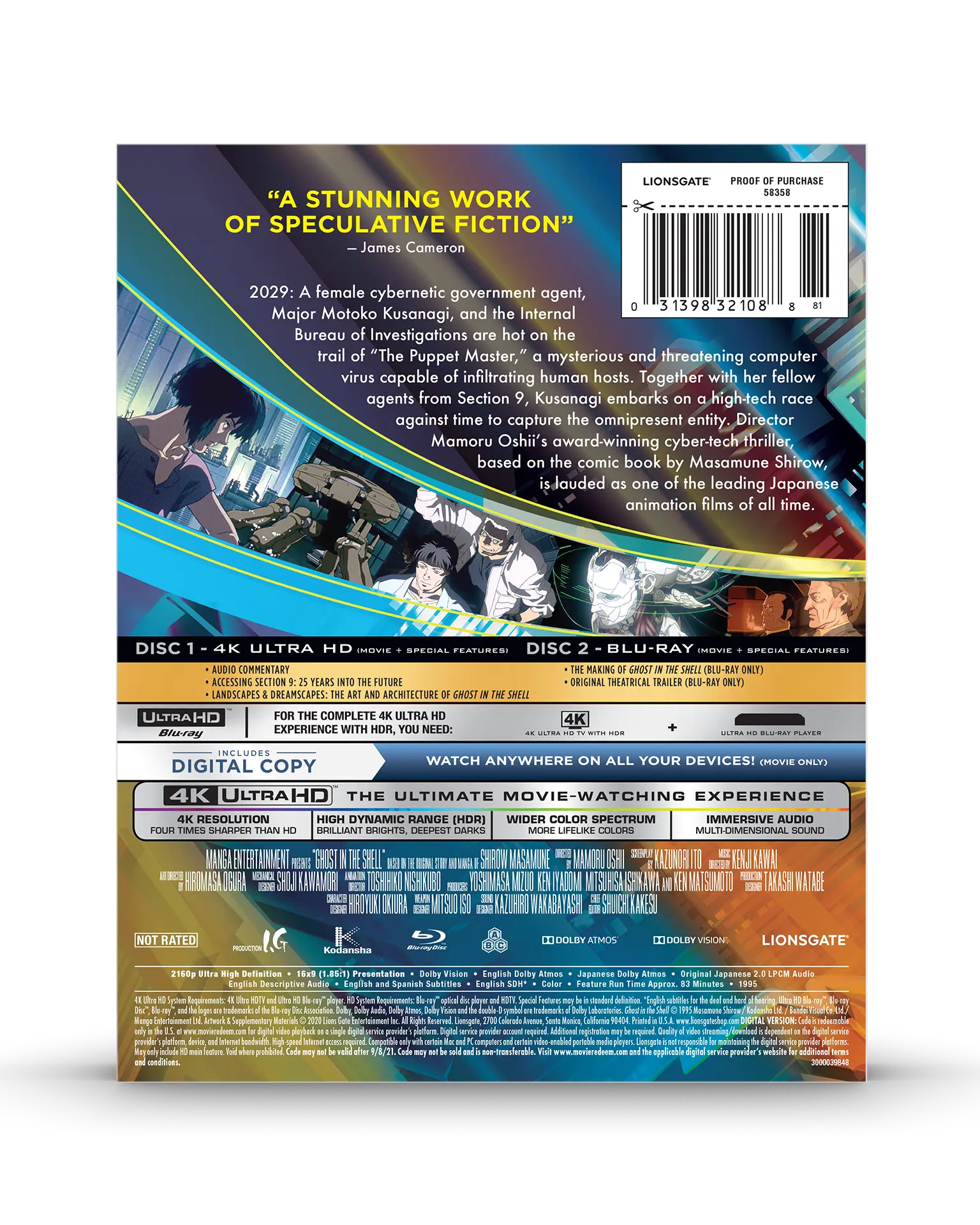 Ghost in the Shell 4K SteelBook®