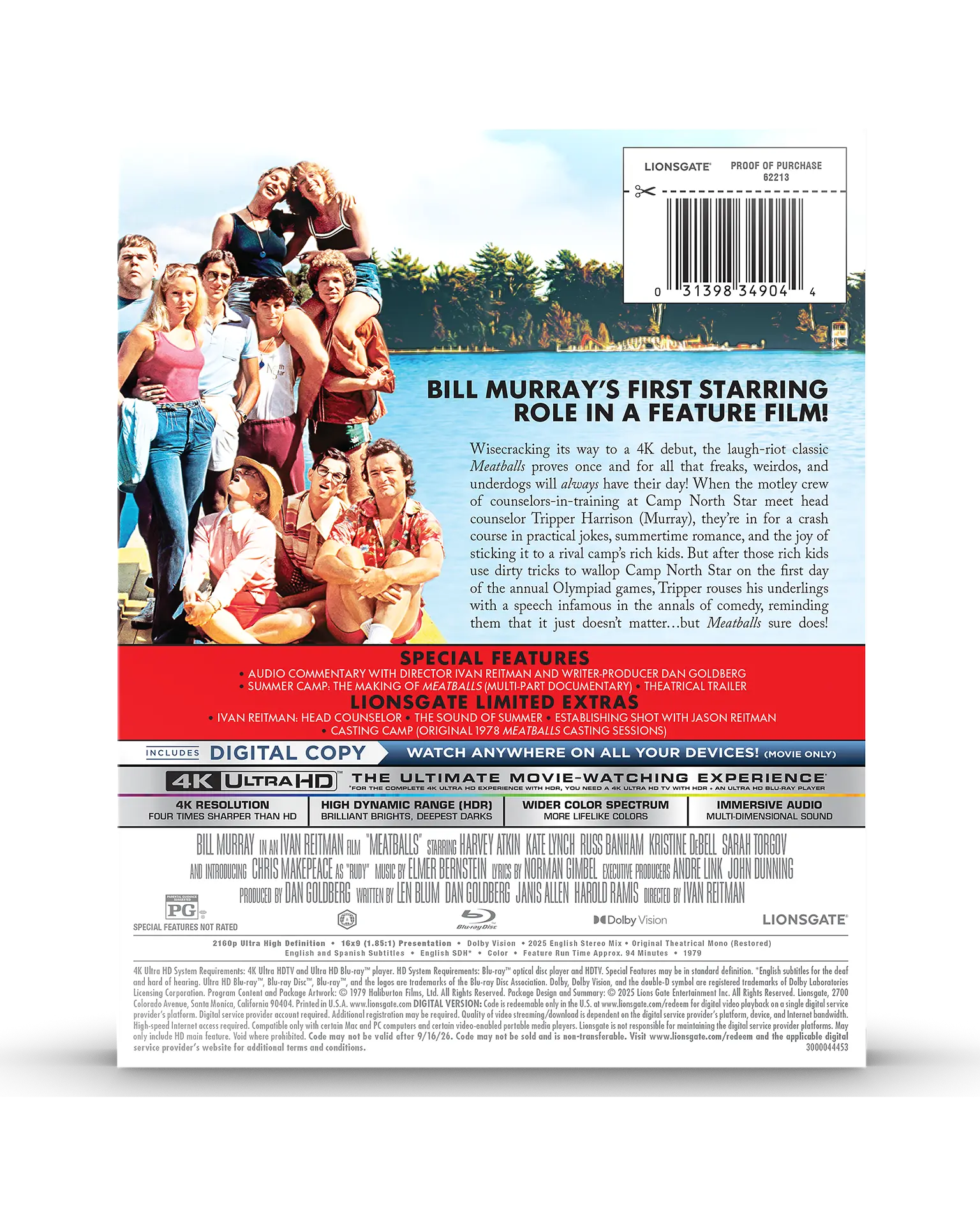 Meatballs 4K SteelBook®