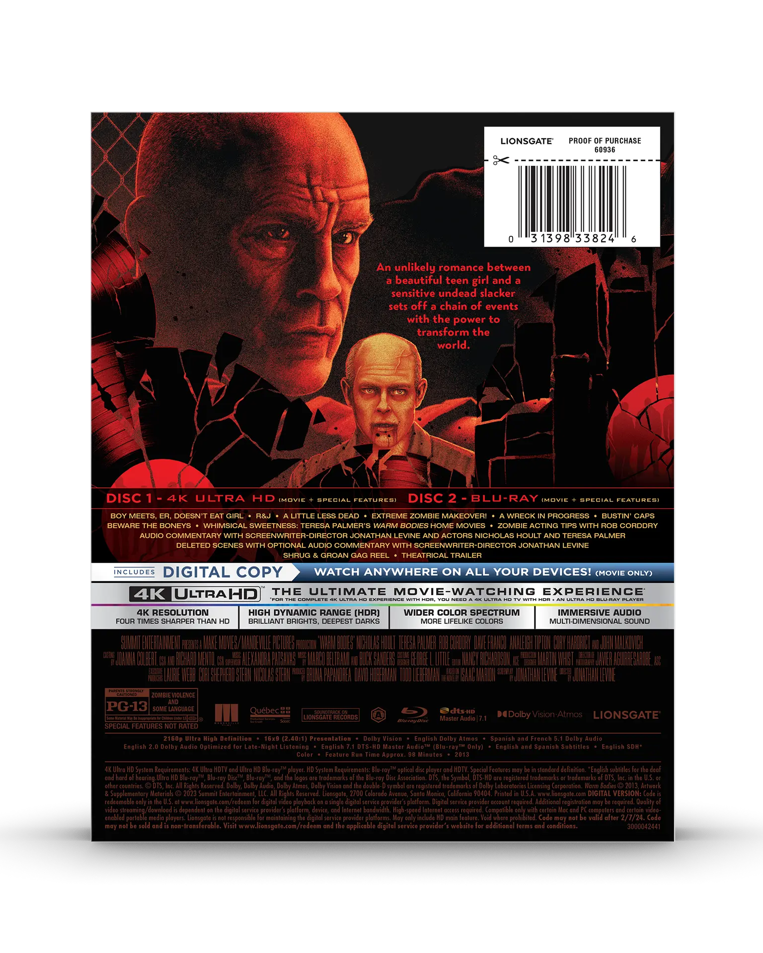 Warm Bodies 4K SteelBook®