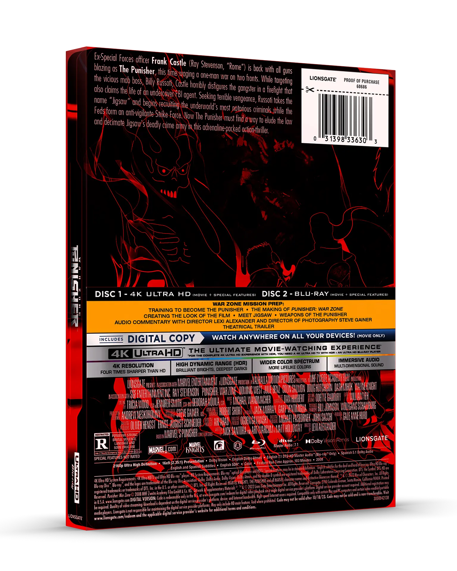 Punisher: War Zone 4K Steelbook®