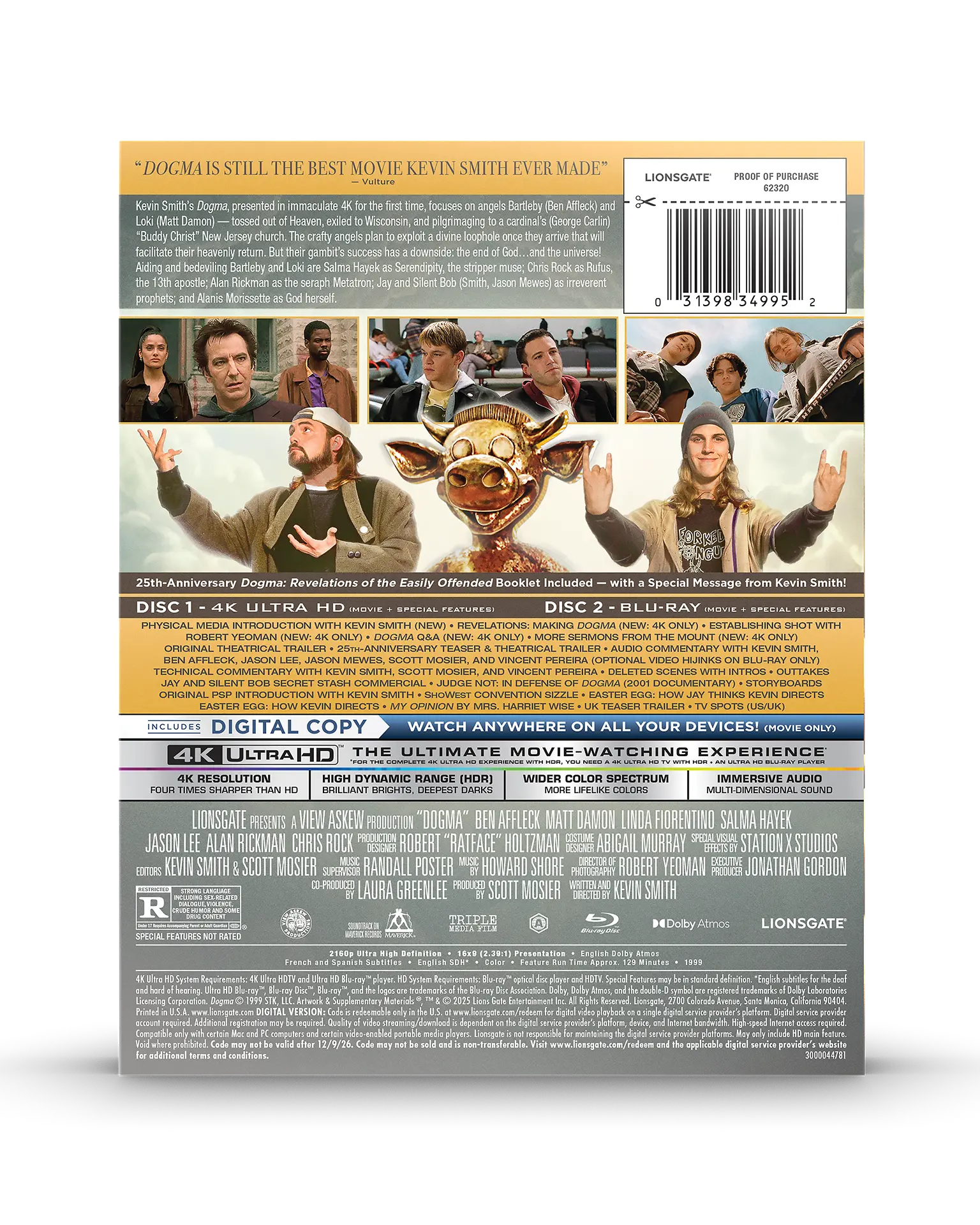 Dogma 4K Steelbook®