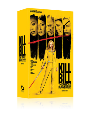 KILL BILL: THE WHOLE BLOODY AFFAIR VHS – BE KIND, REWIND EDITION