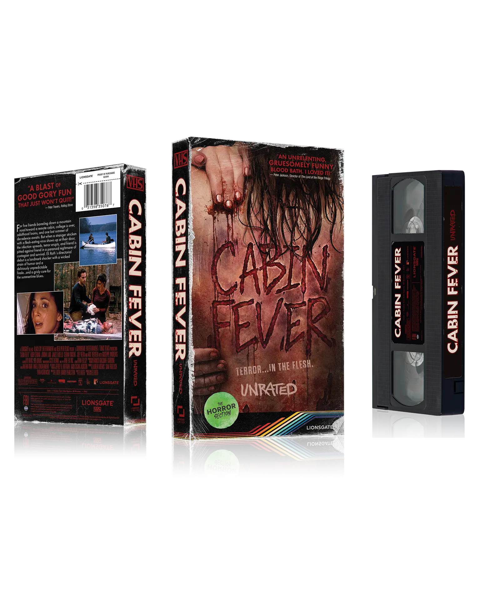 Cabin Fever VHS – BE KIND, REWIND EDITION