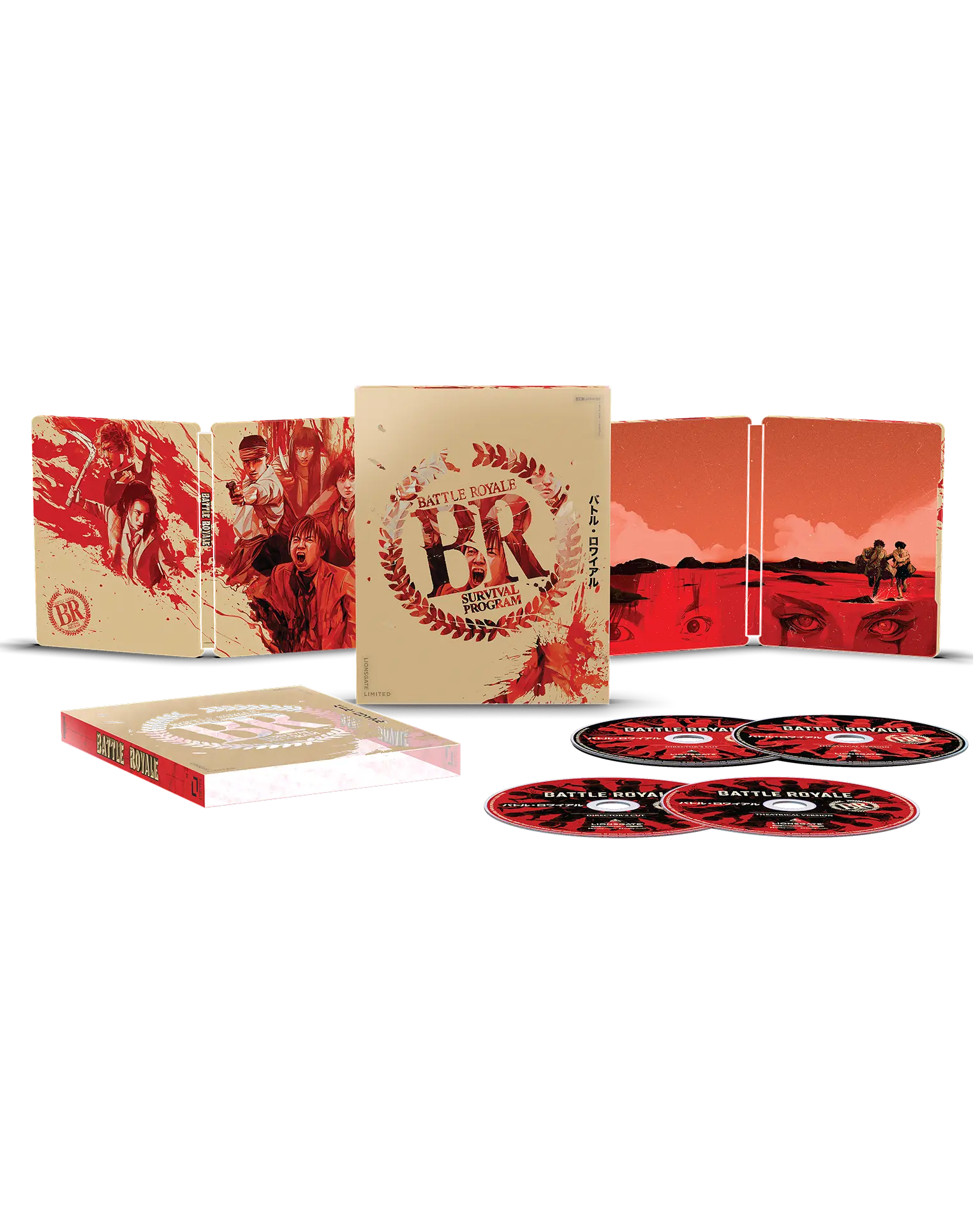 Battle Royale 25th Anniversary Edition 4K SteelBook® + T-Shirt Bundle