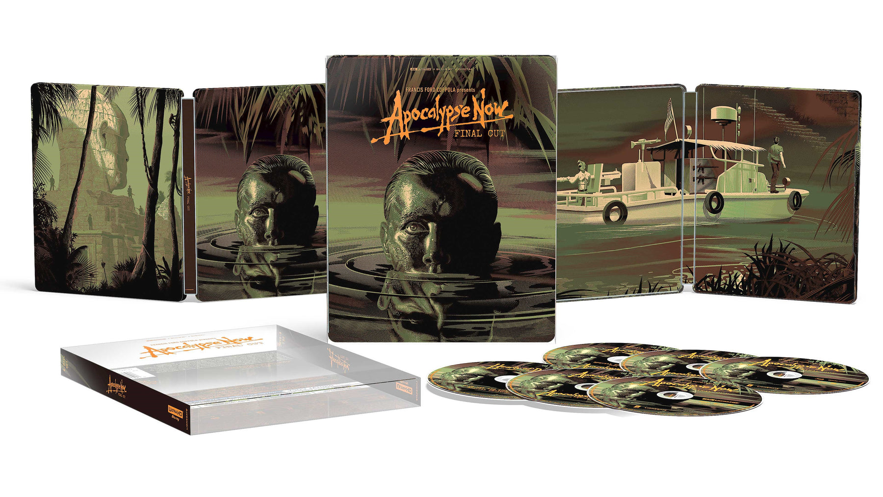 Apocalypse Now Final Cut 4K SteelBook® Reprint - Napalm Sunrise Edition 6-disc set