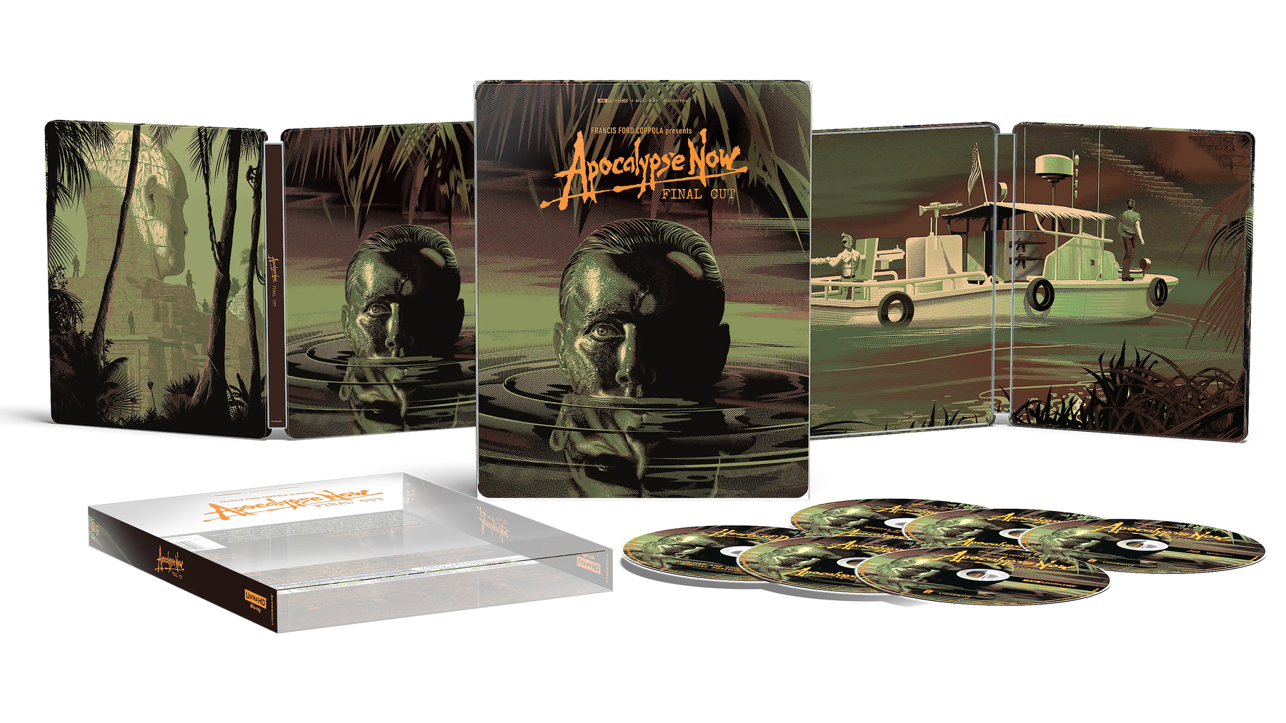 Apocalypse Now Final Cut 4K SteelBook® Reprint - Napalm Sunrise Edition 6-Disc Set