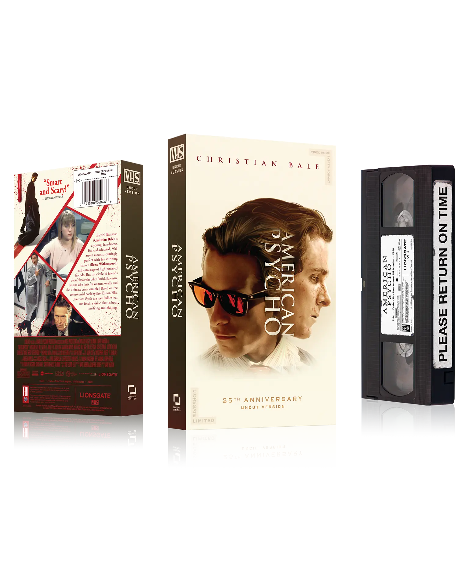 American Psycho VHS – BE KIND, REWIND EDITION