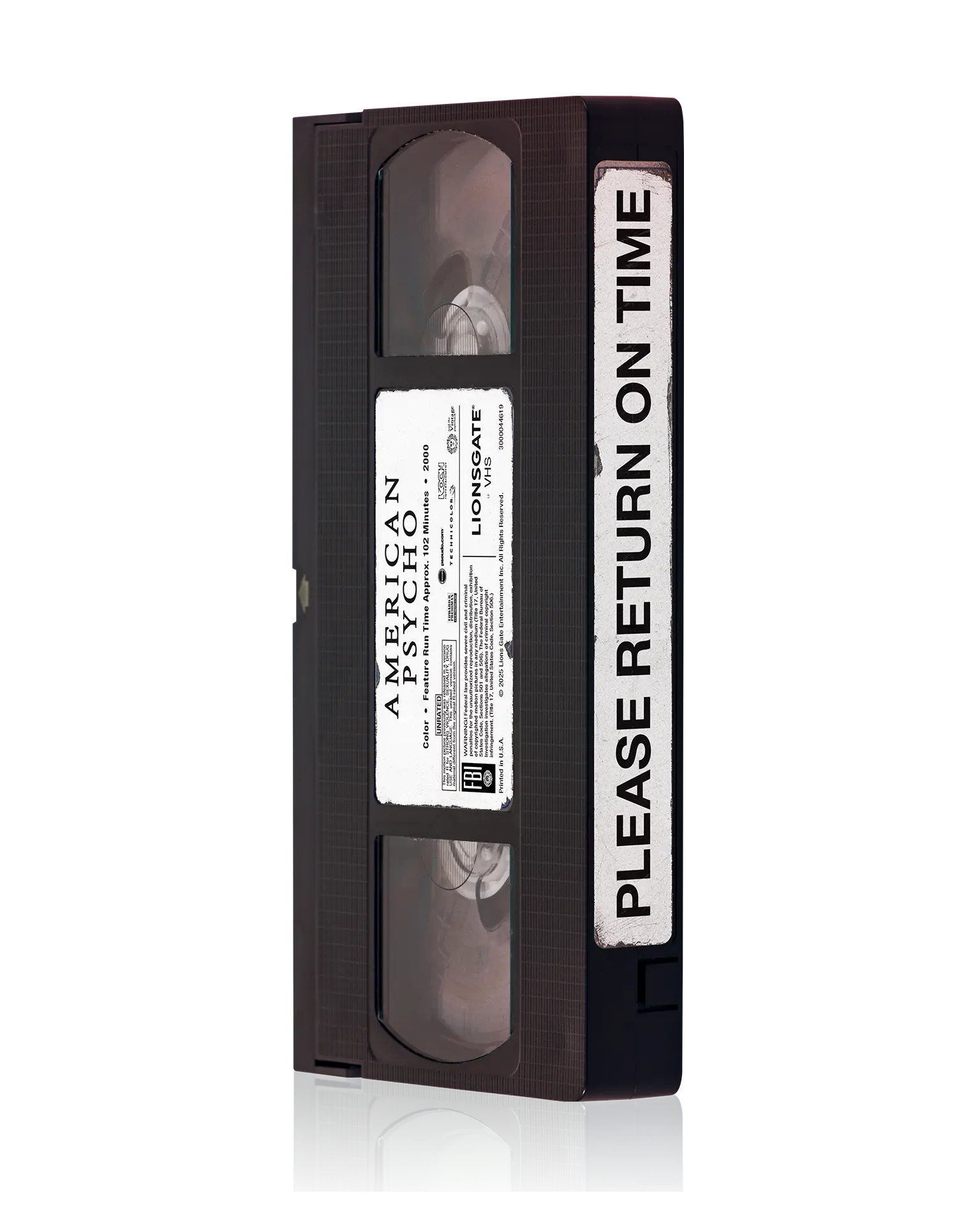 American Psycho VHS – BE KIND, REWIND EDITION
