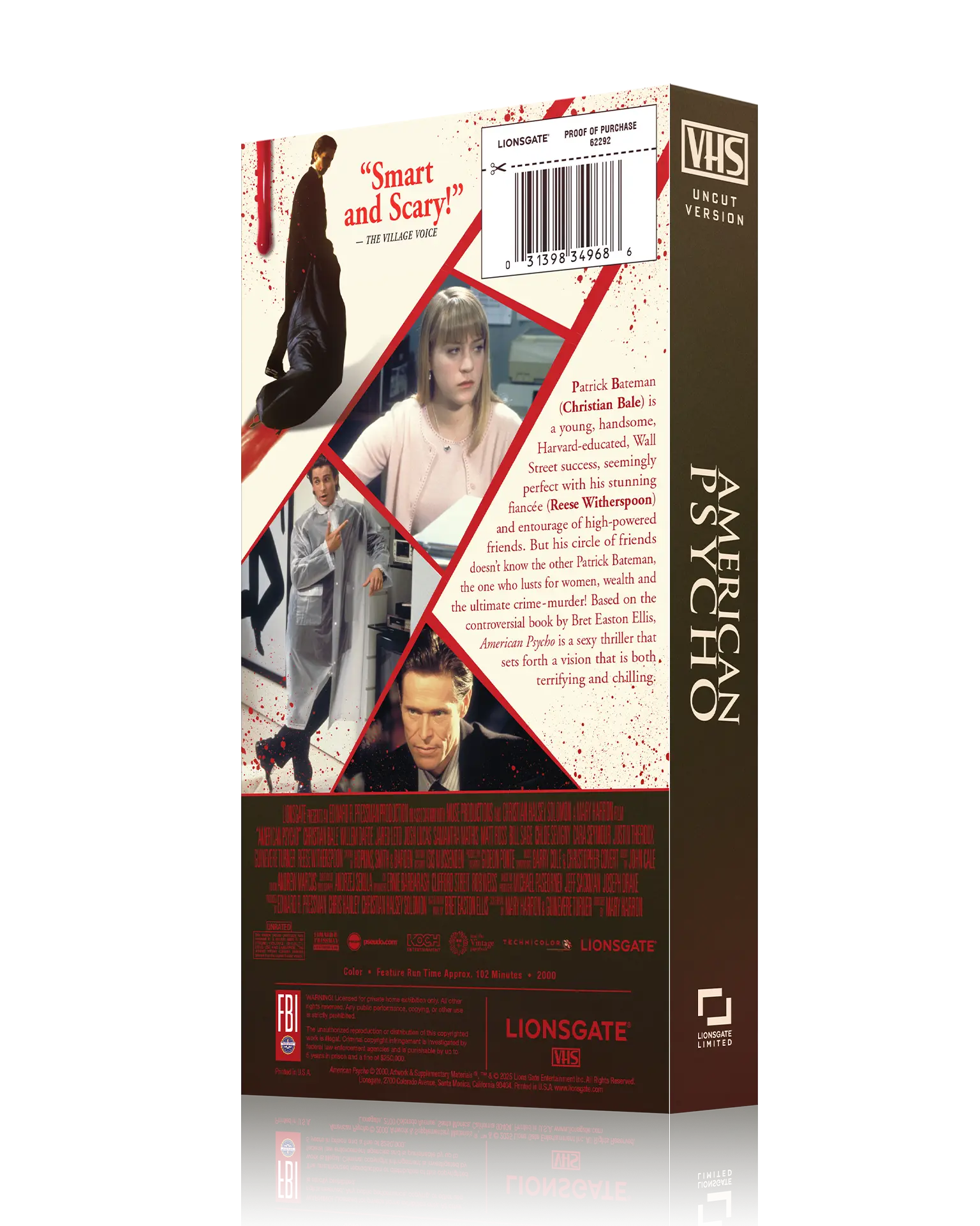 American Psycho VHS – BE KIND, REWIND EDITION