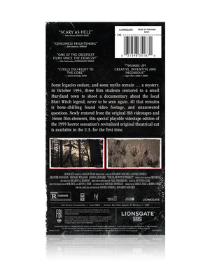 The Blair Witch Project VHS – BE KIND, REWIND EDITION
