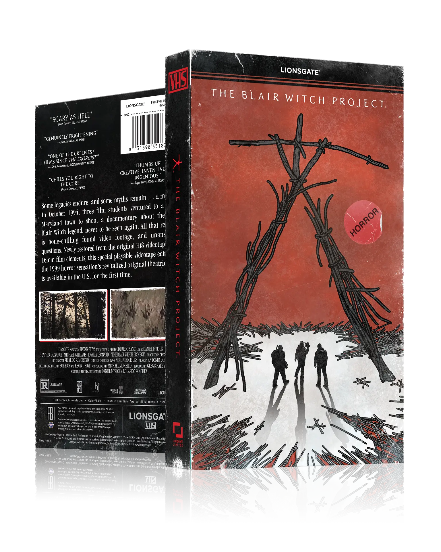 The Blair Witch Project VHS – BE KIND, REWIND EDITION