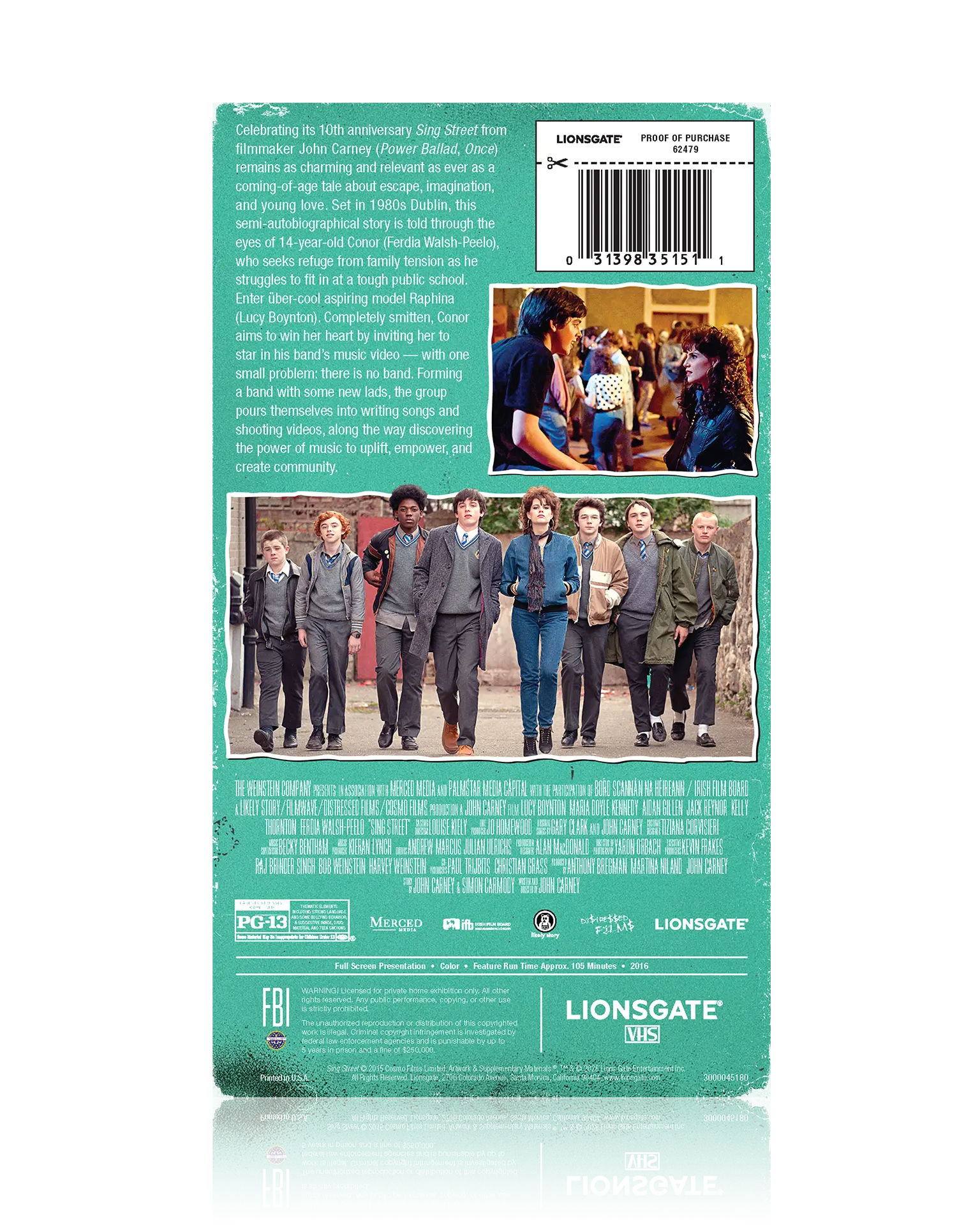 Sing Street VHS – BE KIND, REWIND EDITION