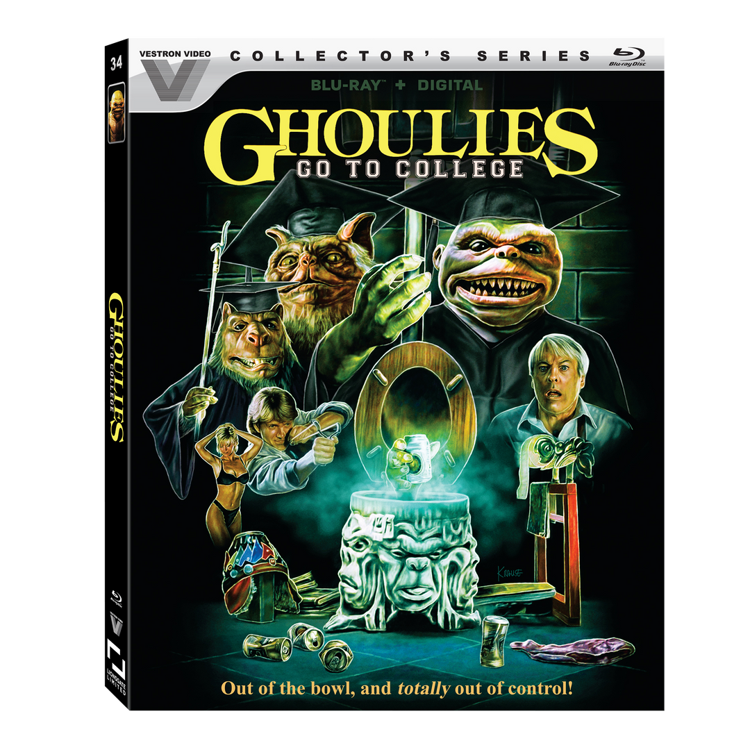 New Monster Blu R Ghoulies Go To College - VESTRON Collector's Series Blu-ray™ (#34 ...
