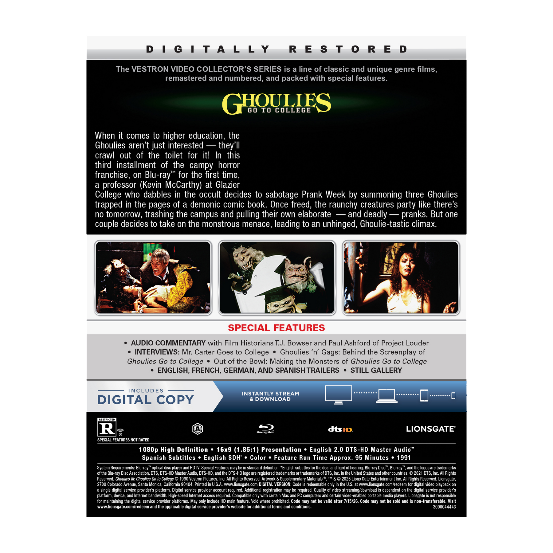 Ghoulies Go To College - VESTRON Collector’s Series Blu-ray™ (#34)