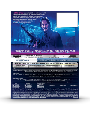 John Wick: Chapters 1–3 - 4K Steelbook®