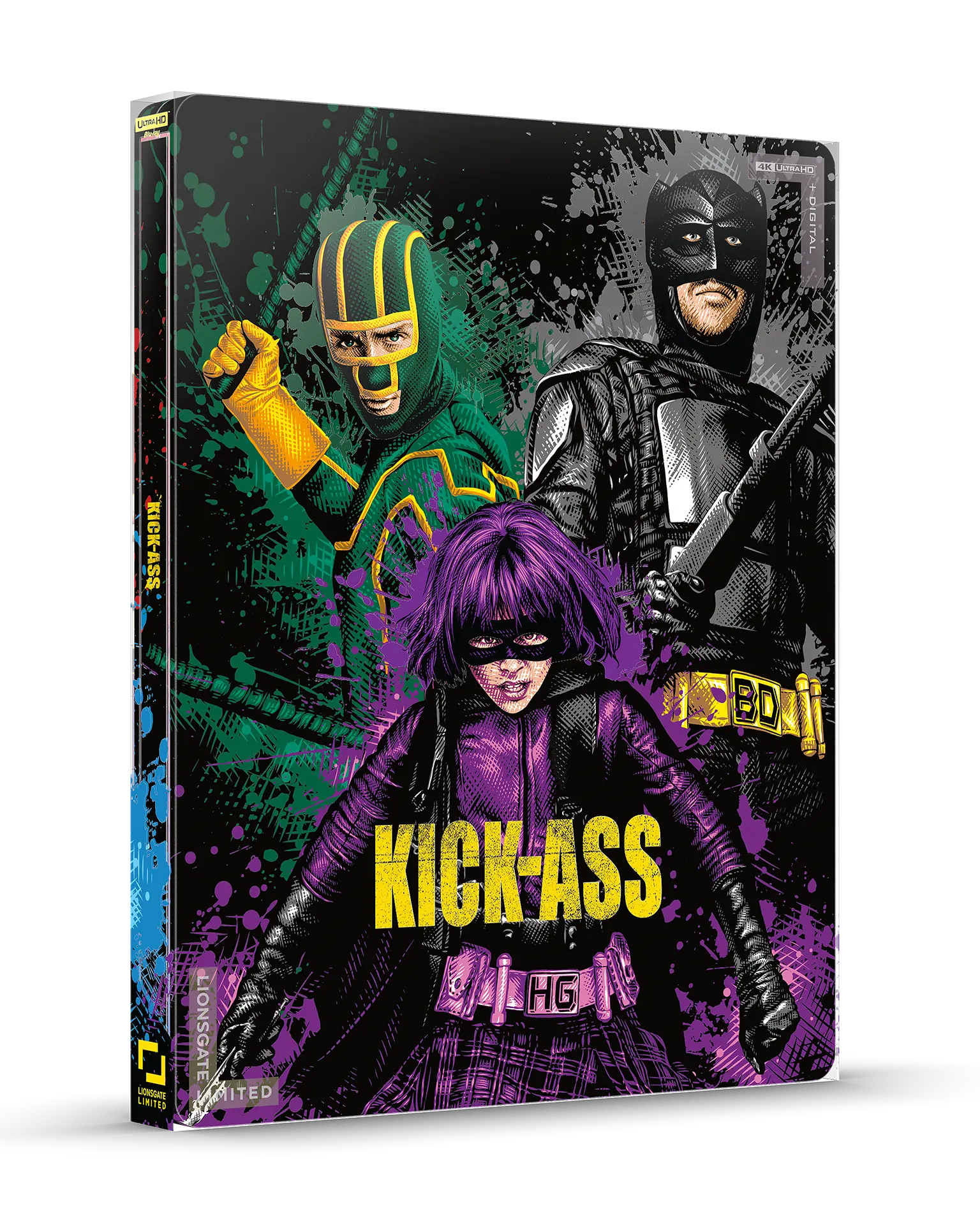 Kick-Ass 4K SteelBook - Unmasked Edition – Lionsgate Limited Kick-Ass 4K SteelBook - Unmasked Edition – Lionsgate Limited