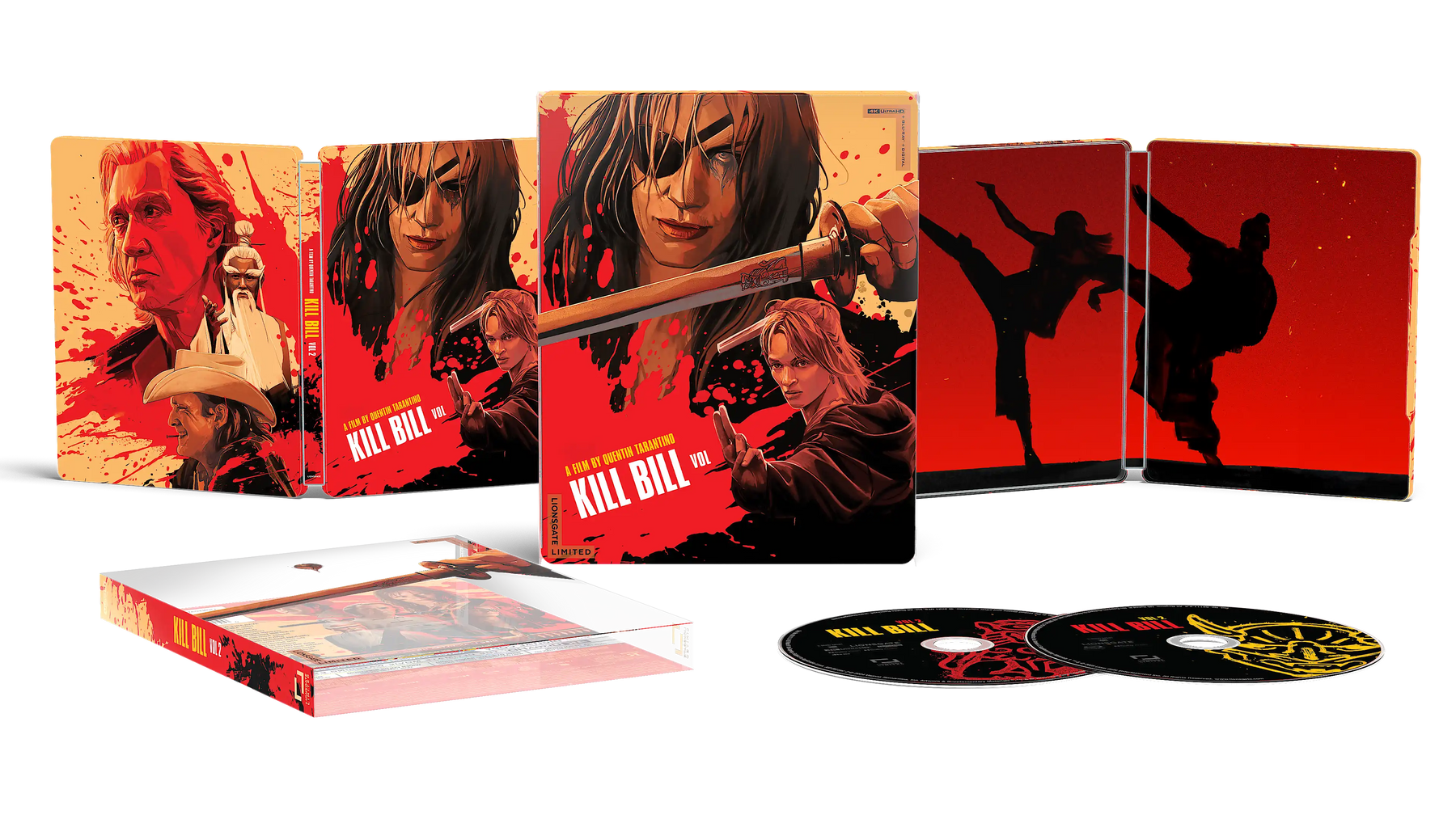 Kill Bill Vol. 2 4K SteelBook Lionsgate Limited
