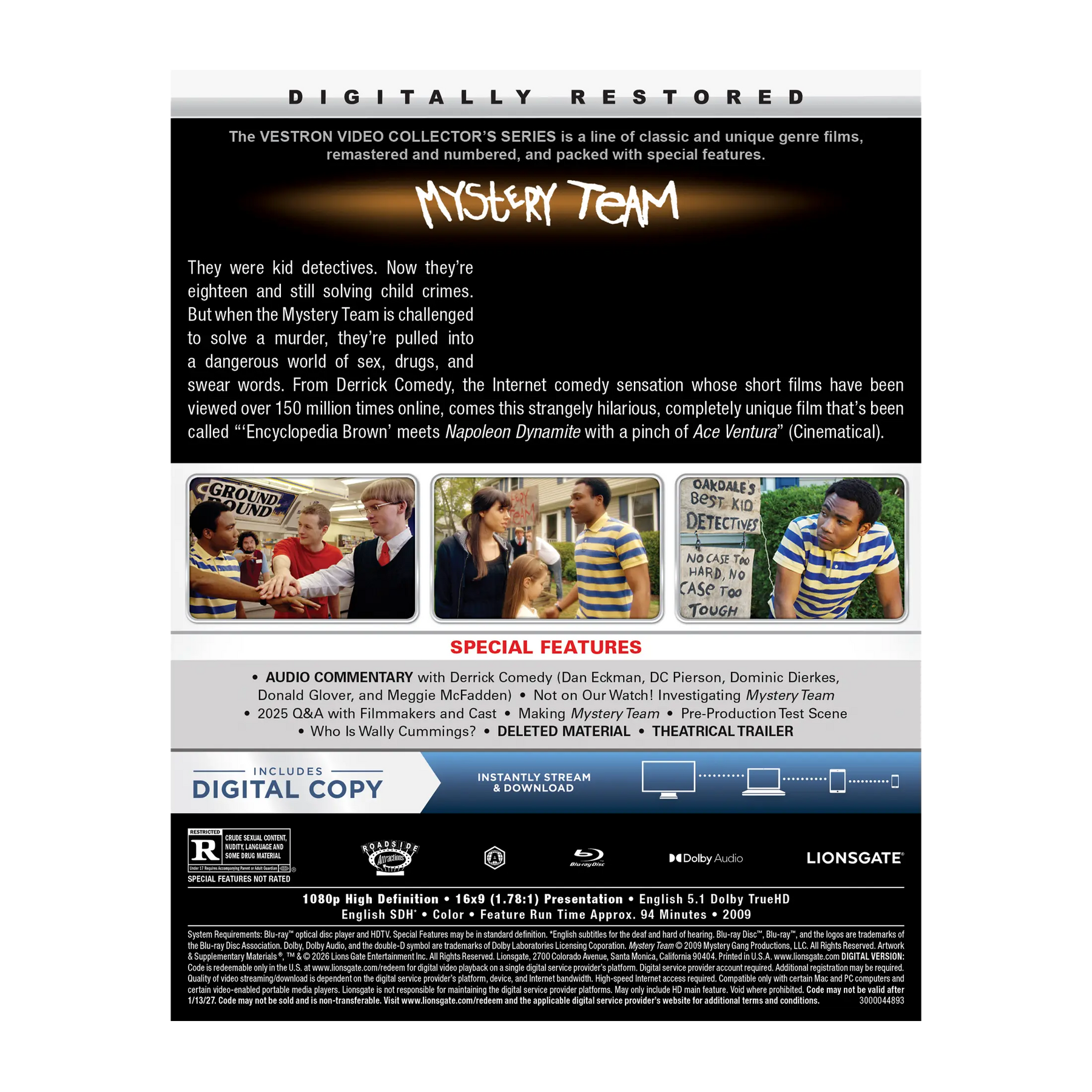 Mystery Team VESTRON Collector’s Series Blu-ray™ (#36)