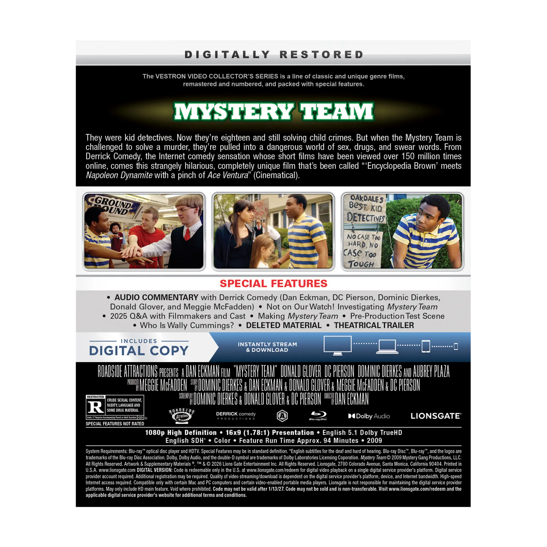 Mystery Team VESTRON Collector’s Series Blu-ray™ (#36)