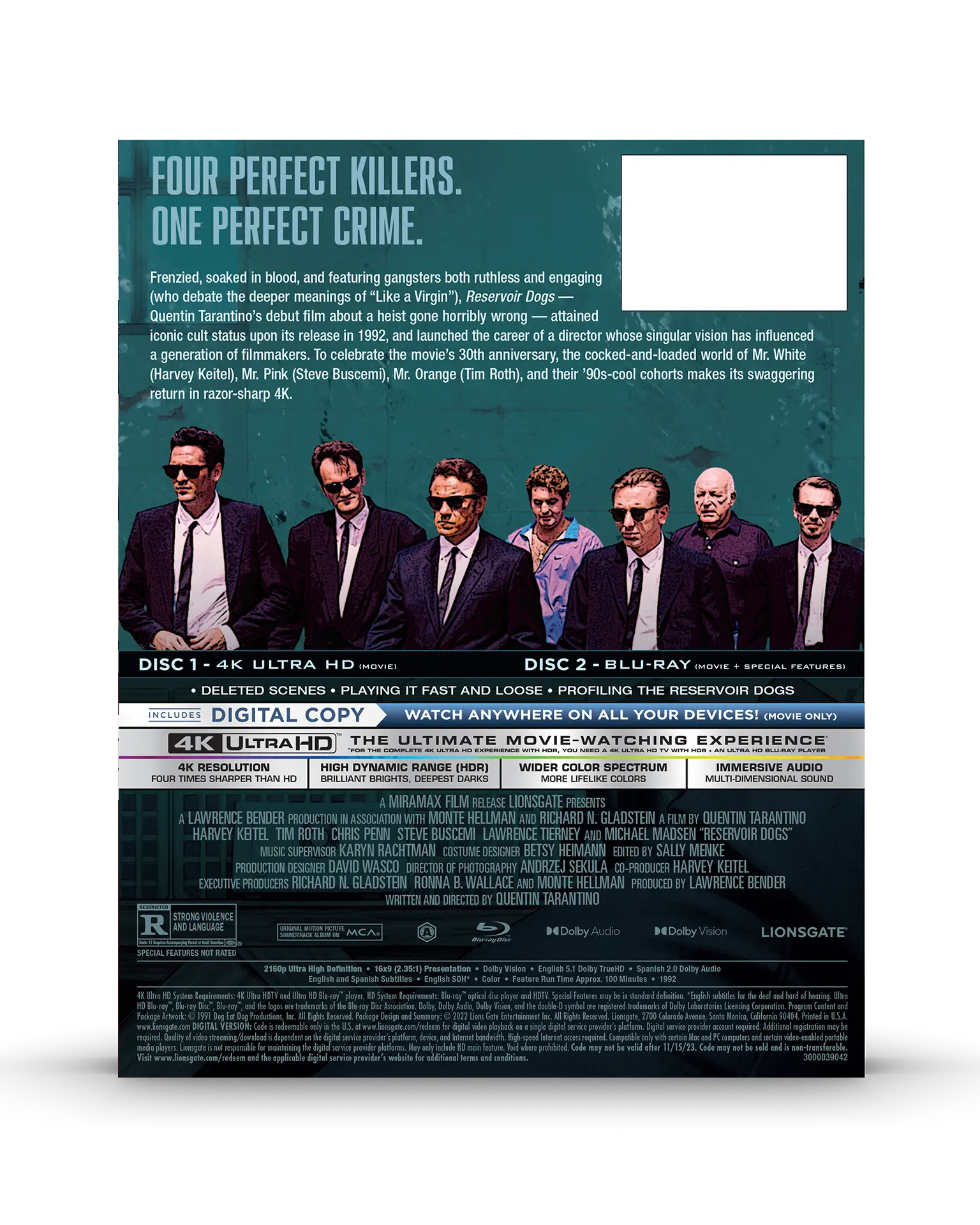 Reservoir Dogs 4K Steelbook®