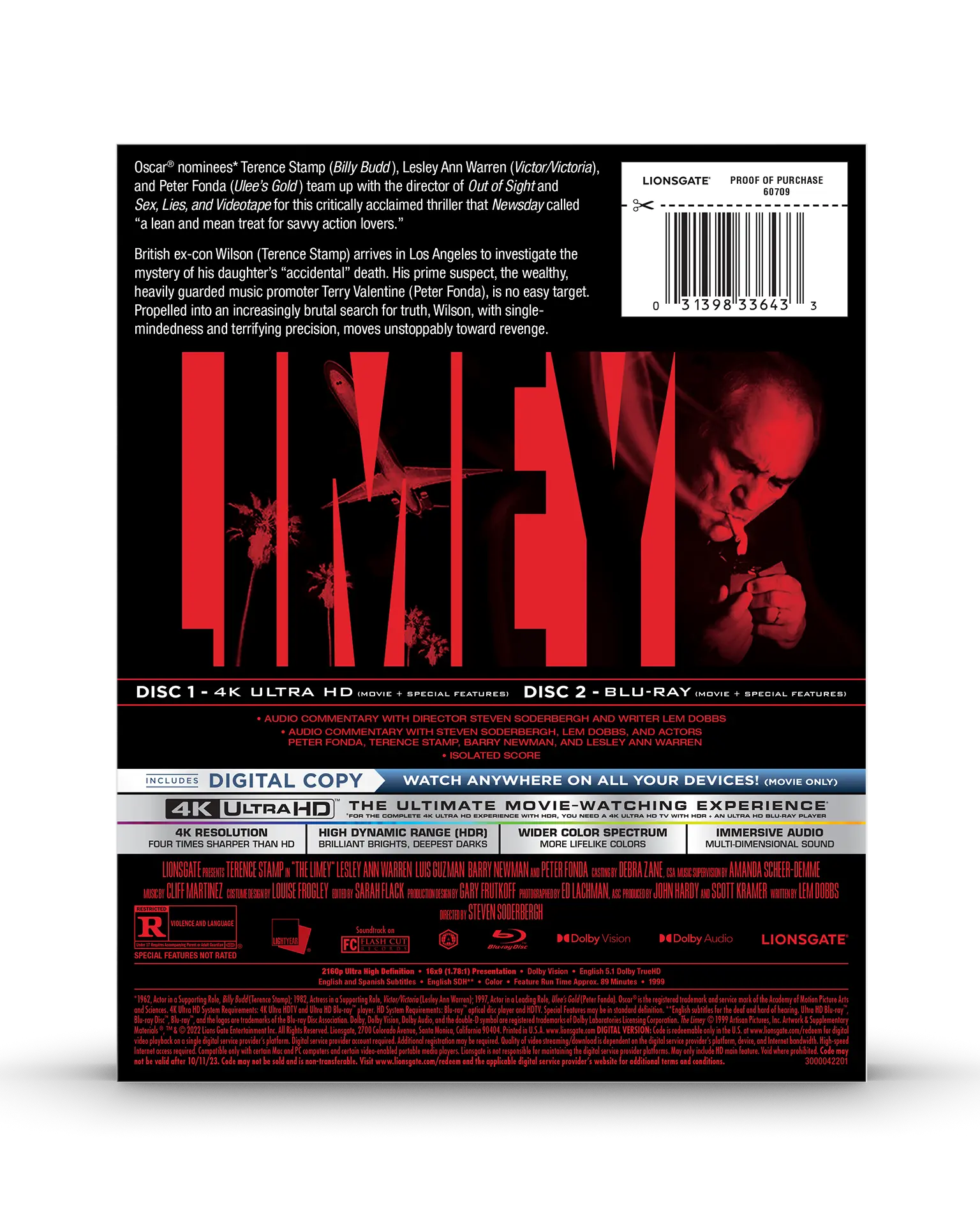 The Limey 4K SteelBook®