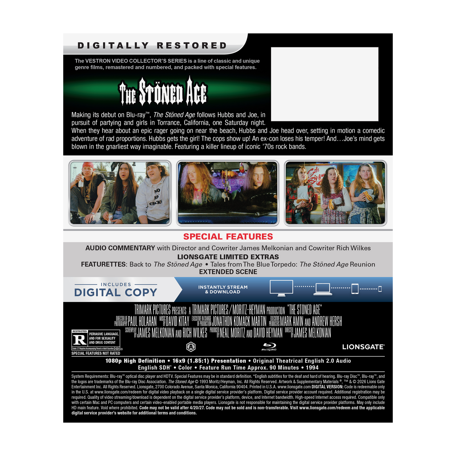 The Stöned Age VESTRON Collector’s Series Blu-ray™ (#38)