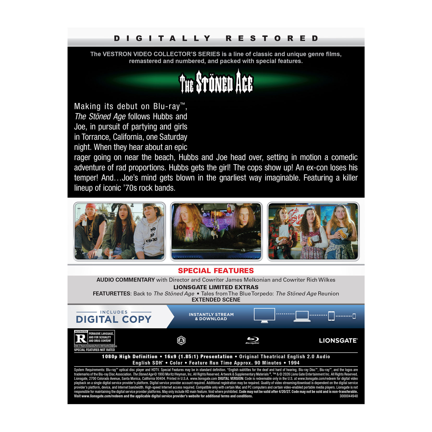 The Stöned Age VESTRON Collector’s Series Blu-ray™ (#38)