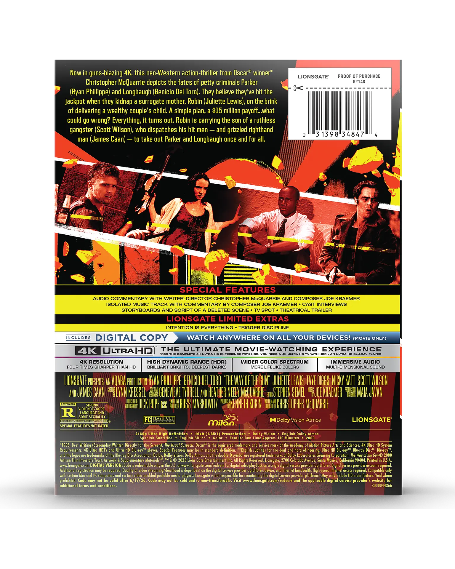 The Way of the Gun 4K Lenticular SteelBook®
