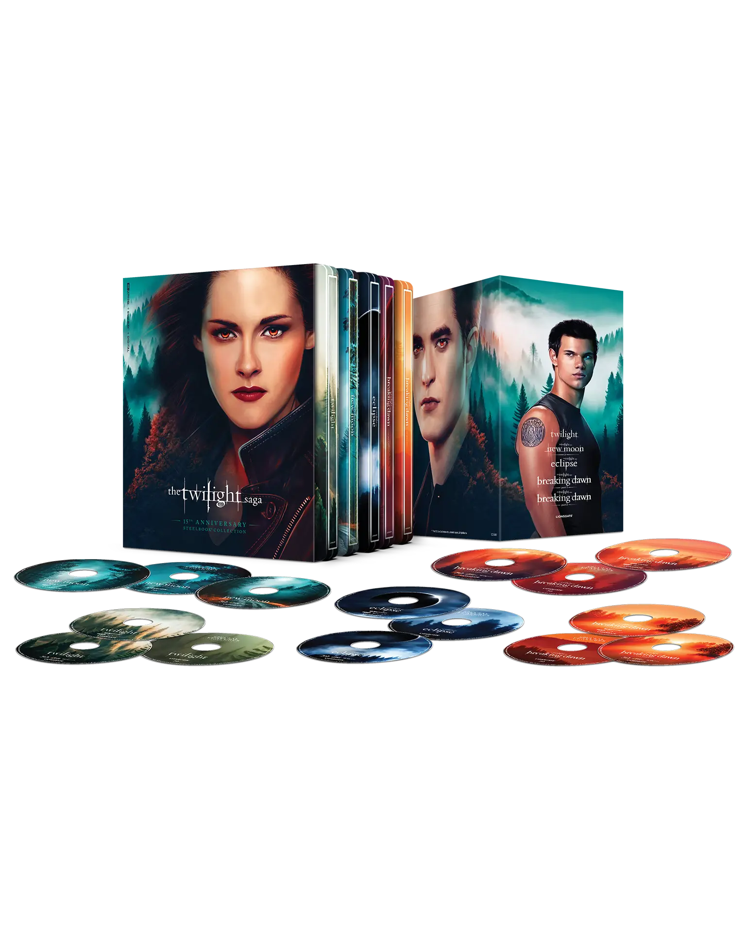 The Twilight Saga: The Complete Collection 4K 5-Film SteelBook® Set